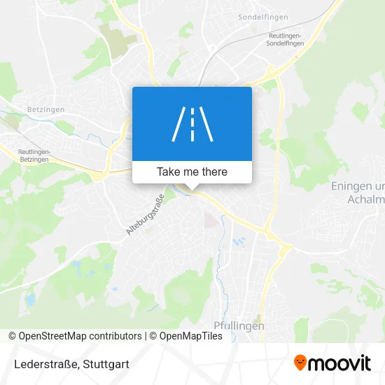 Карта Lederstraße