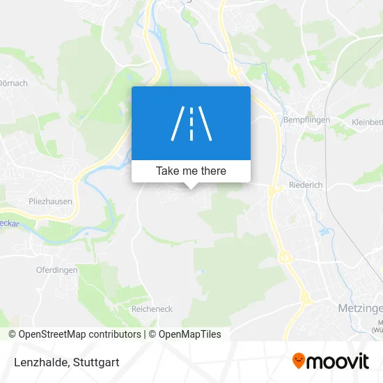 Карта Lenzhalde