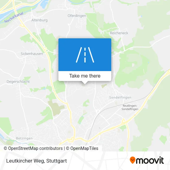Карта Leutkircher Weg