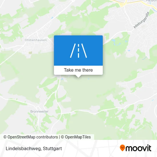 Карта Lindelsbachweg