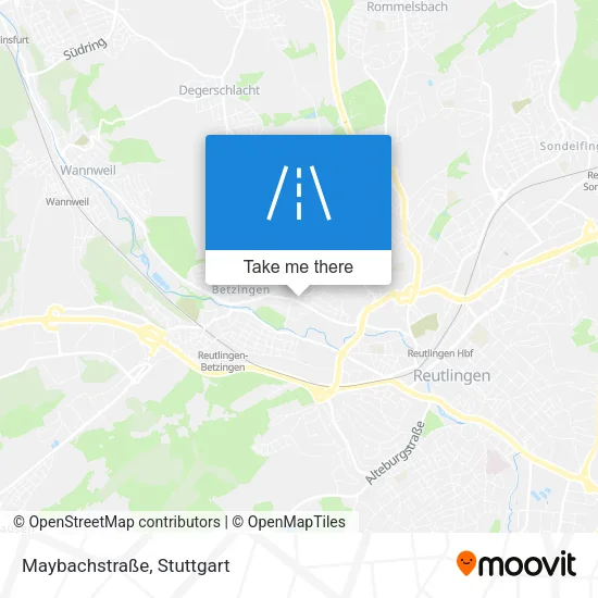 Карта Maybachstraße