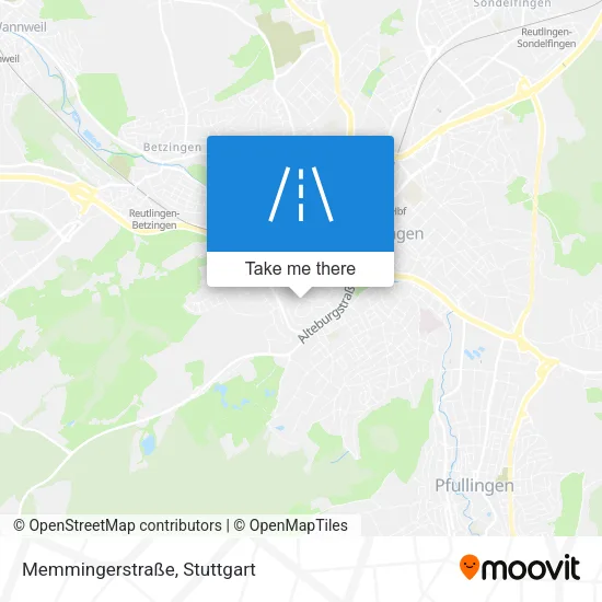 Карта Memmingerstraße