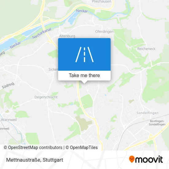 Карта Mettnaustraße