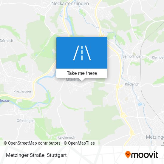 Metzinger Straße map