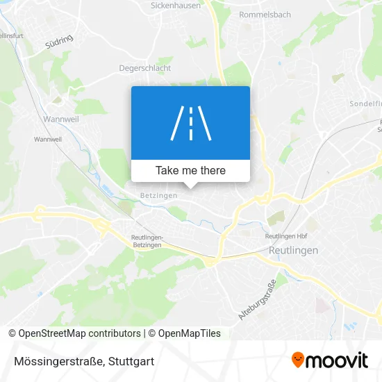 Карта Mössingerstraße