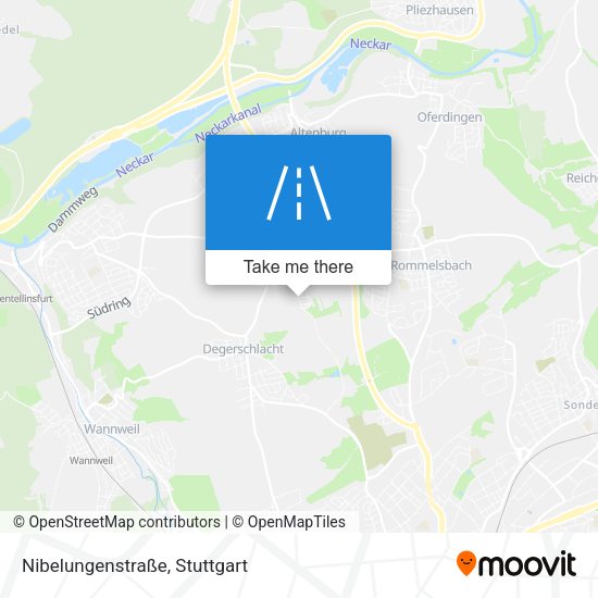 Nibelungenstraße map