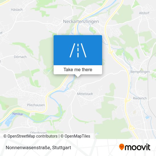 Nonnenwasenstraße map