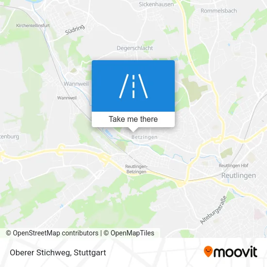 Карта Oberer Stichweg