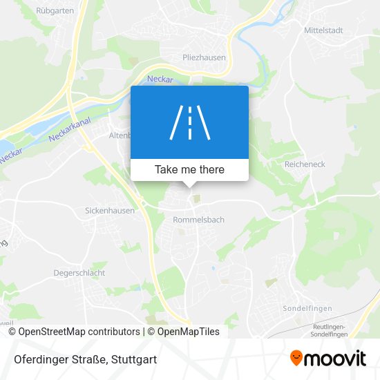 Oferdinger Straße map