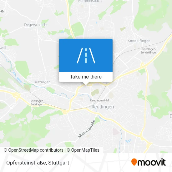 Opfersteinstraße map