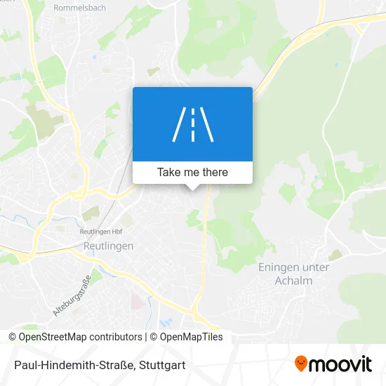 Карта Paul-Hindemith-Straße
