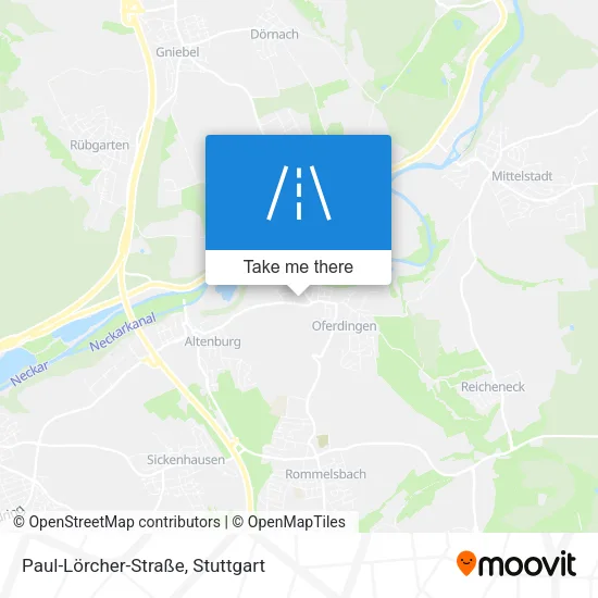 Карта Paul-Lörcher-Straße