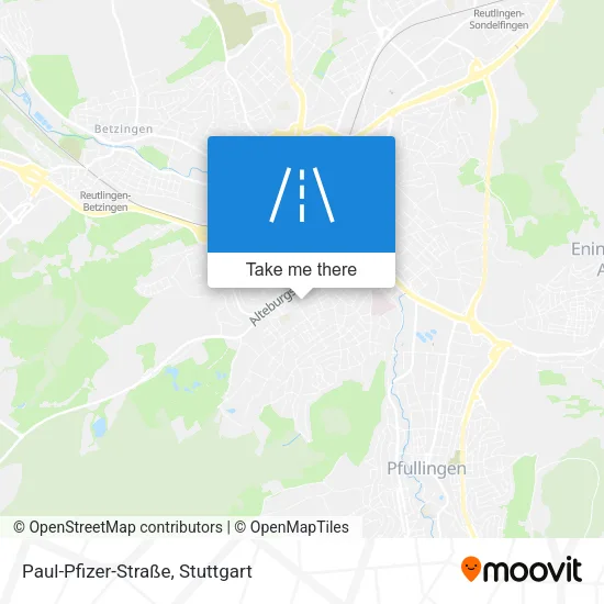 Карта Paul-Pfizer-Straße