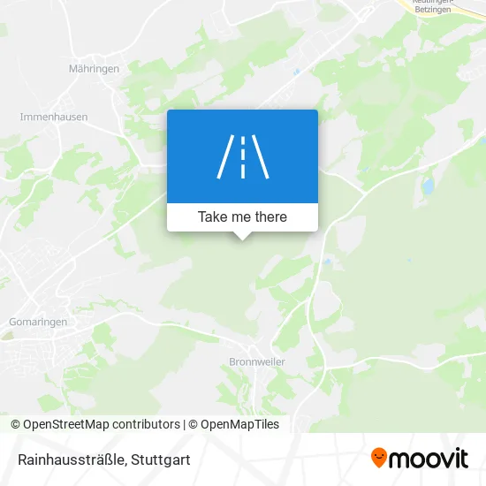Rainhaussträßle map