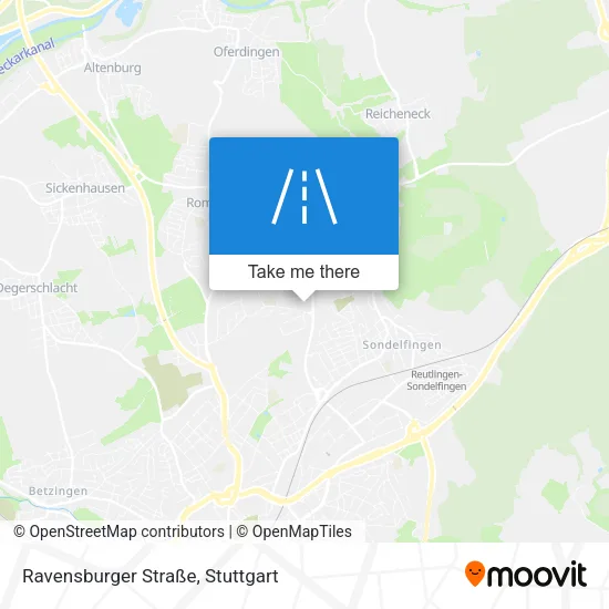 Карта Ravensburger Straße