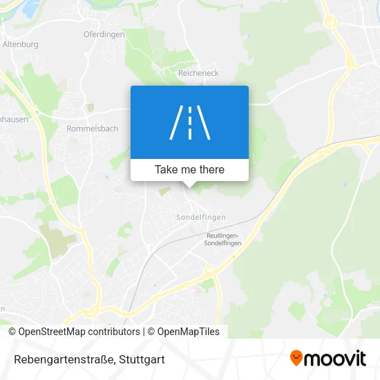 Карта Rebengartenstraße