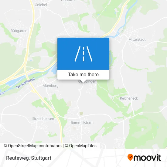 Карта Reuteweg