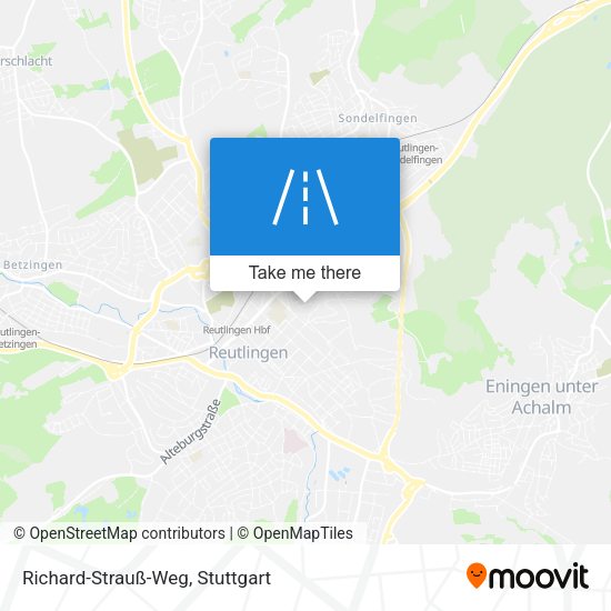 Richard-Strauß-Weg map