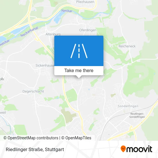 Riedlinger Straße map