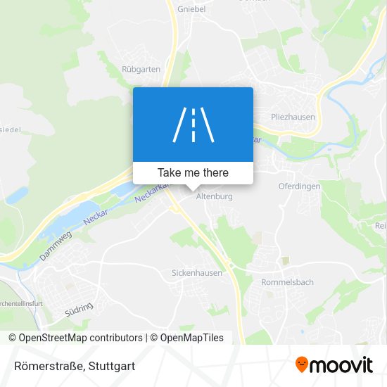 Römerstraße map