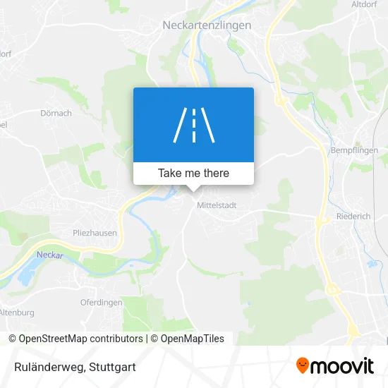 Карта Ruländerweg