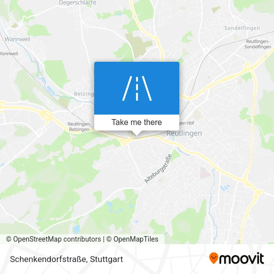 Карта Schenkendorfstraße