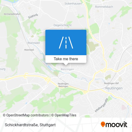 Schickhardtstraße map