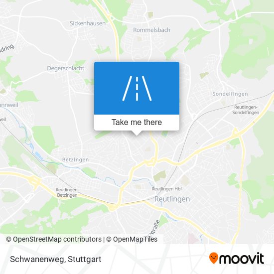 Schwanenweg map