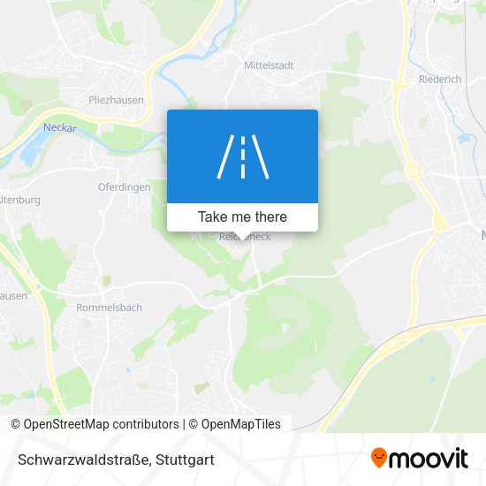 Schwarzwaldstraße map