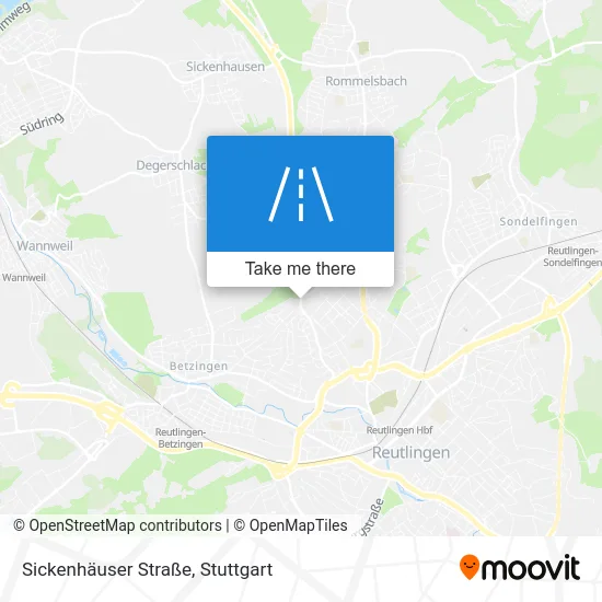 Карта Sickenhäuser Straße