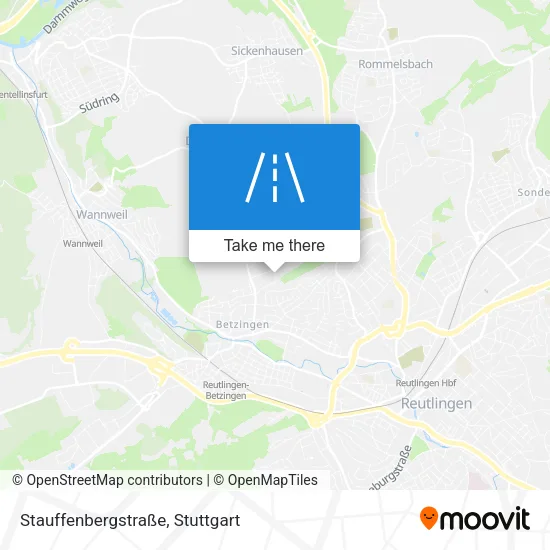 Карта Stauffenbergstraße