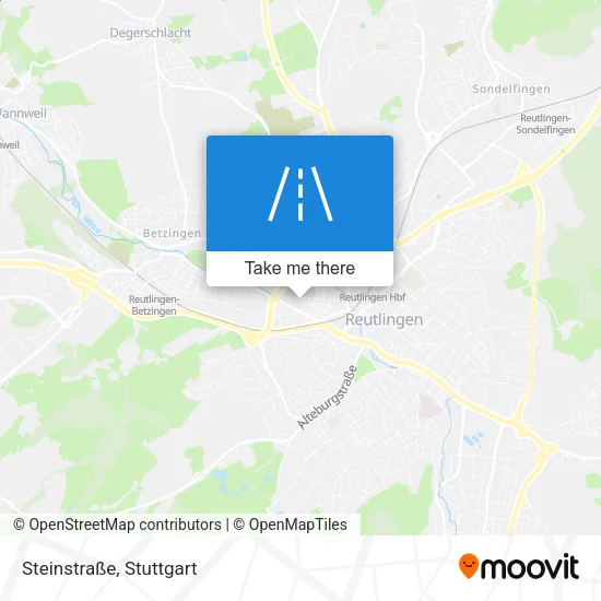 Карта Steinstraße