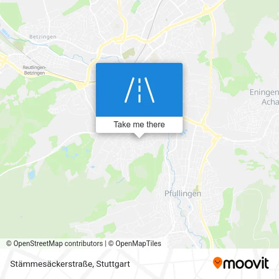 Карта Stämmesäckerstraße