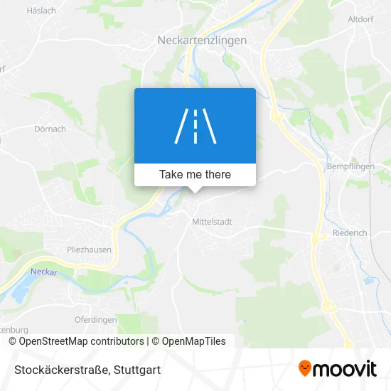 Карта Stockäckerstraße