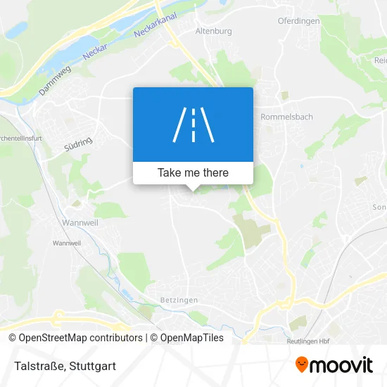 Карта Talstraße