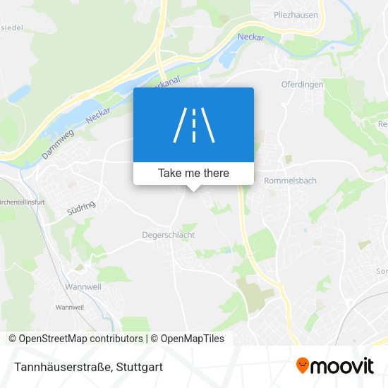 Tannhäuserstraße map