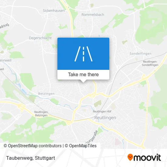 Карта Taubenweg