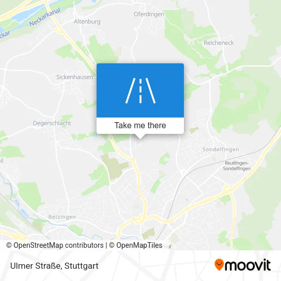Карта Ulmer Straße