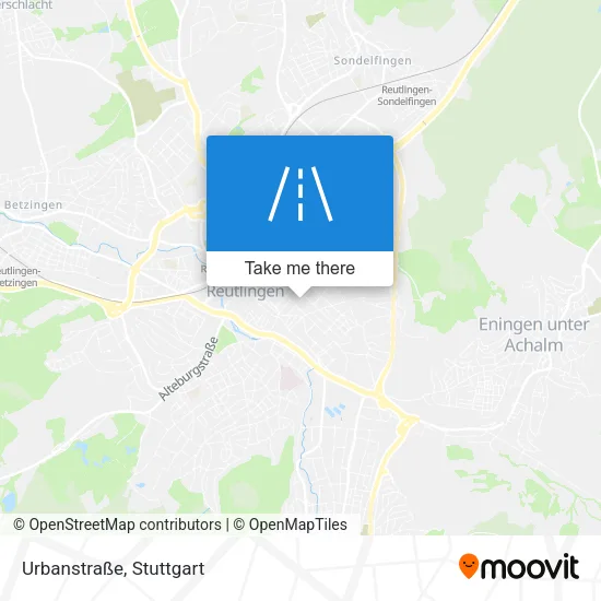 Карта Urbanstraße