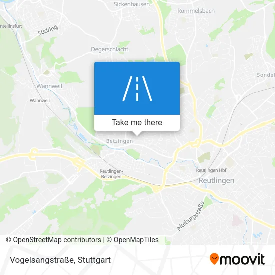 Карта Vogelsangstraße