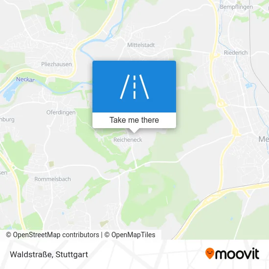 Карта Waldstraße