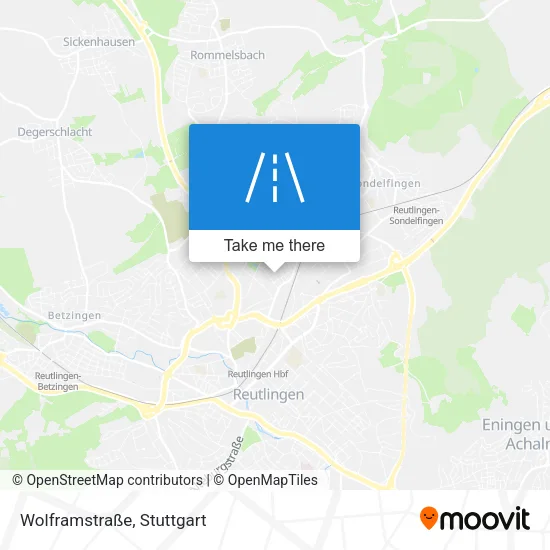 Карта Wolframstraße