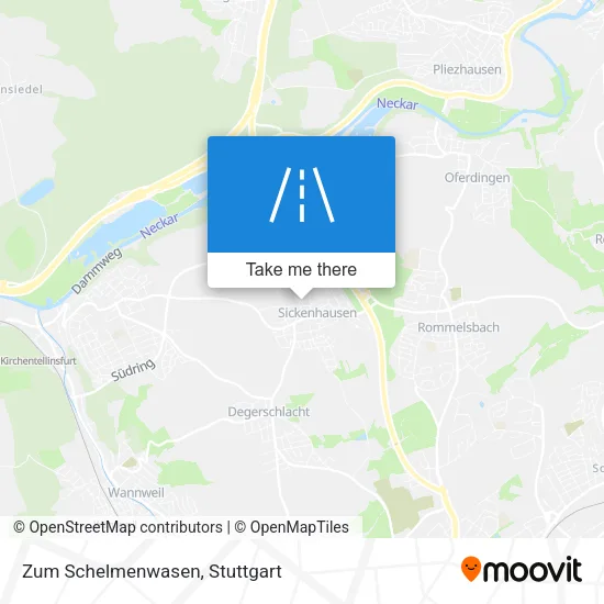 Карта Zum Schelmenwasen