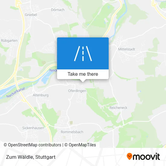 Карта Zum Wäldle