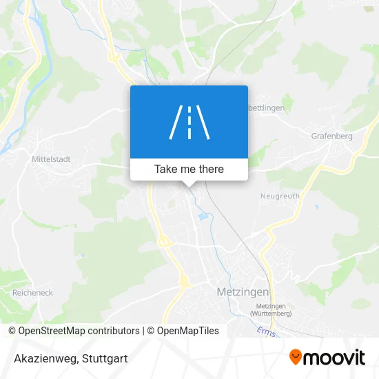 Карта Akazienweg