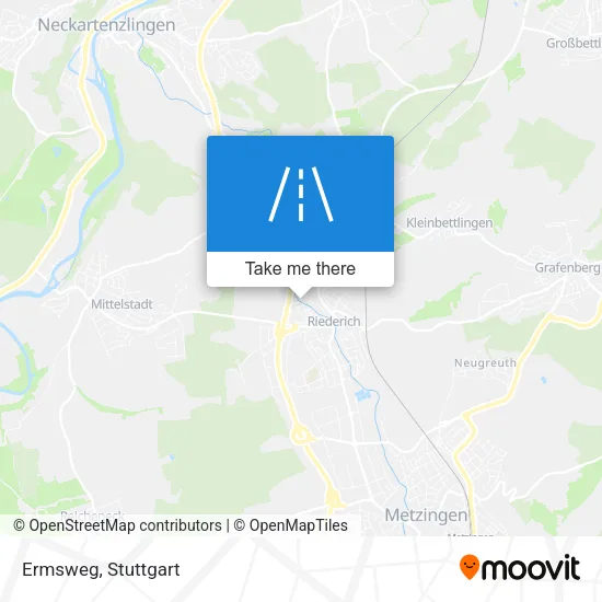 Ermsweg map