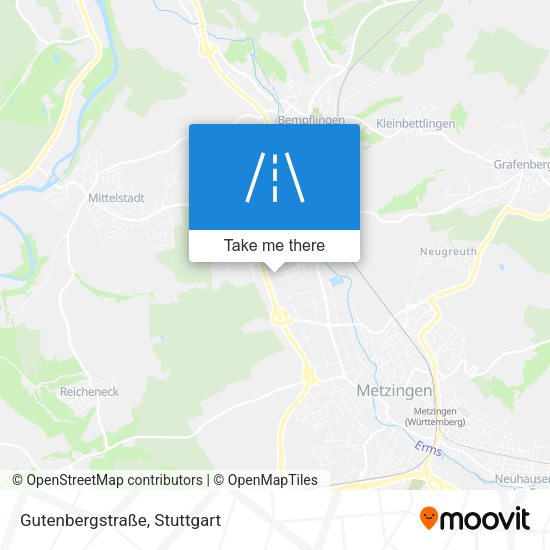 Gutenbergstraße map