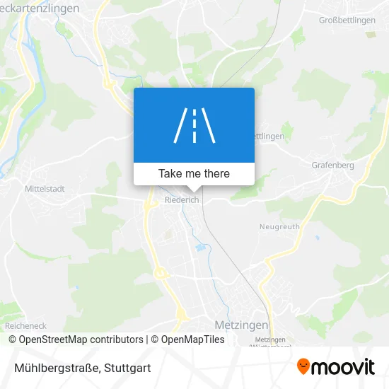 Карта Mühlbergstraße