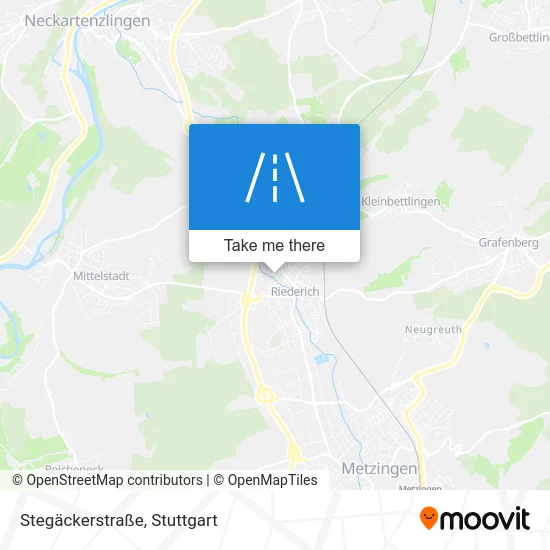 Карта Stegäckerstraße