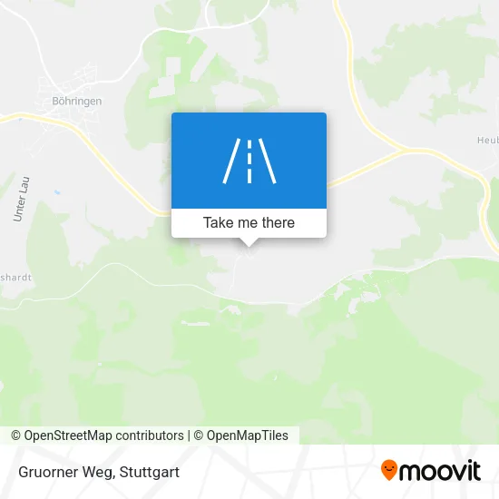 Карта Gruorner Weg